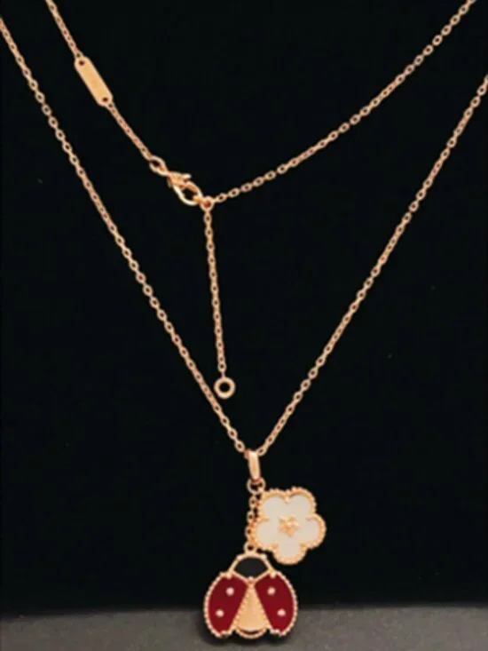 💎Van Cleef & Arpels ✦🐞✦ Ladybug Necklace - Picture 4 of 4